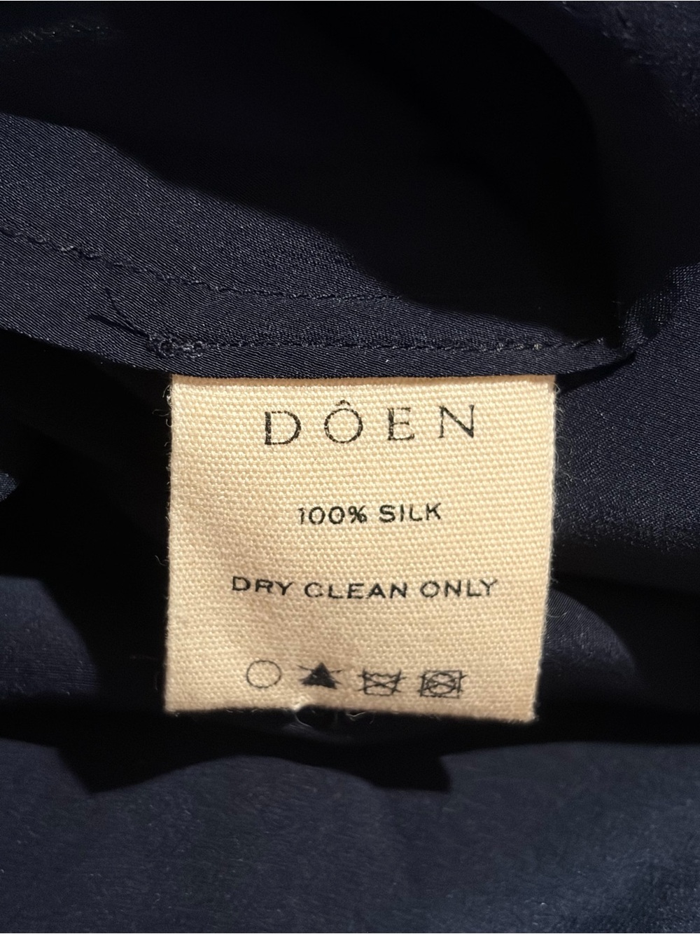Doen Obelia Dress in Deep Navy - Picture 10 of 11